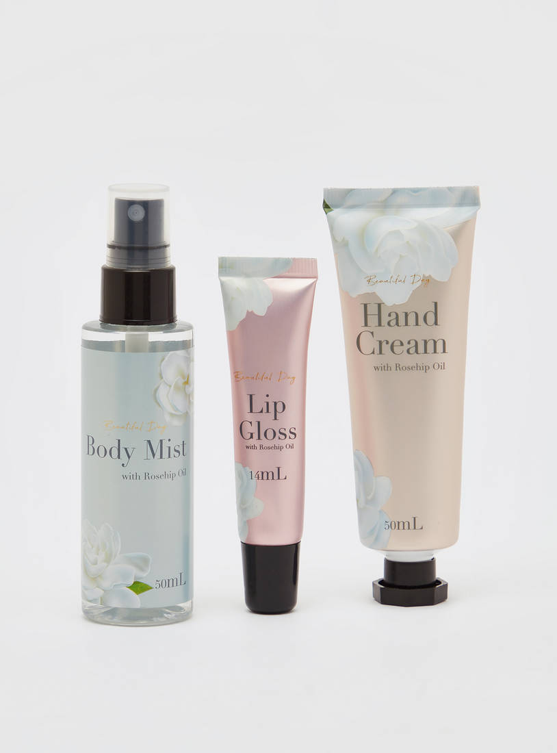 Beautiful Day Body Mist with Lip Gloss and Hand Cream-Gift Sets-image-1