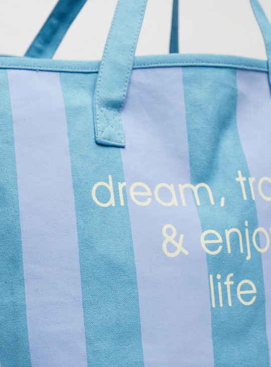 Printed Tote Bag with Double Handles