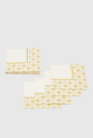 Printed Paper Napkin Set - 25x25 cms-mxhome-kitchenanddining-kitchenandtablelinens-napkins-2