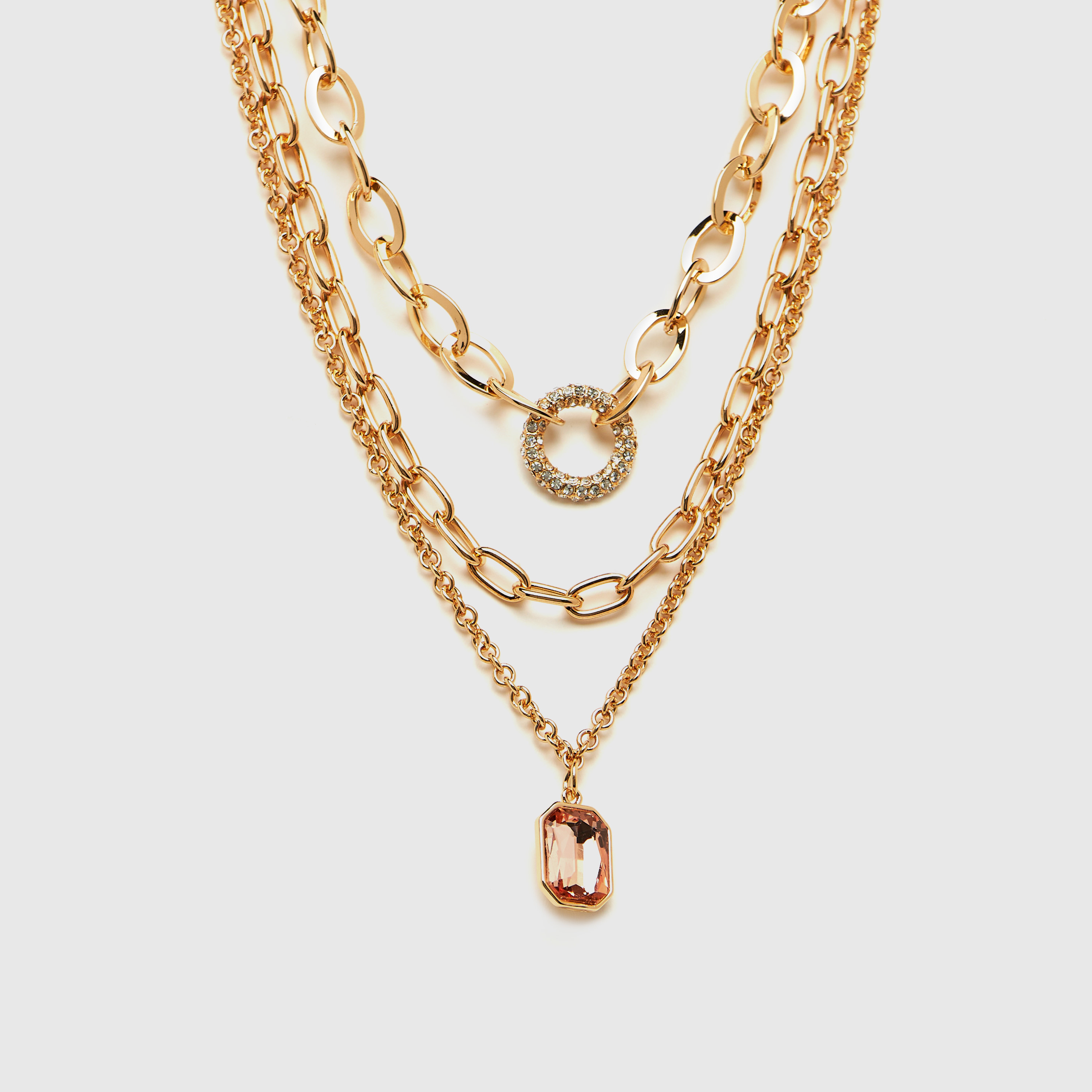 Shop Embellished Chunky Chain Layered 
