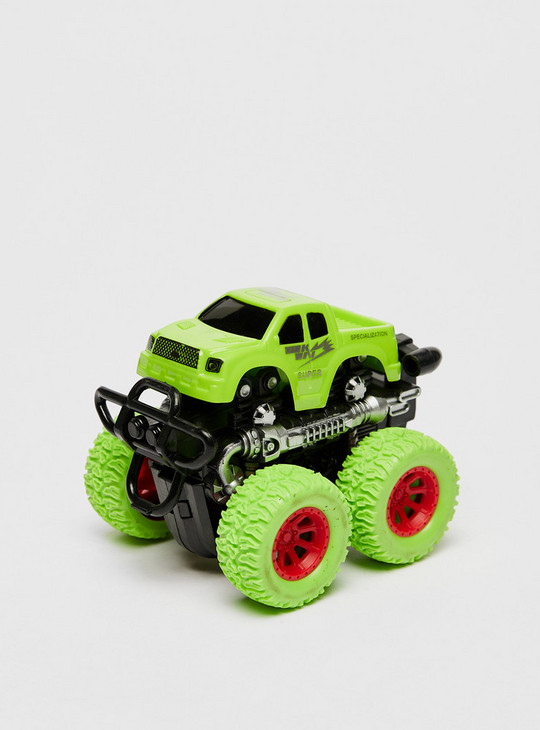Set of 2 - Pull-Back Monster Truck Toy Car