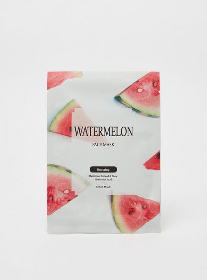 Watermelon Face Mask Sheet with Hyaluronic Acid-Face Care-image-0