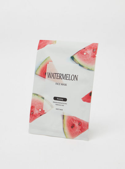 Watermelon Face Mask Sheet with Hyaluronic Acid-Face Care-image-1