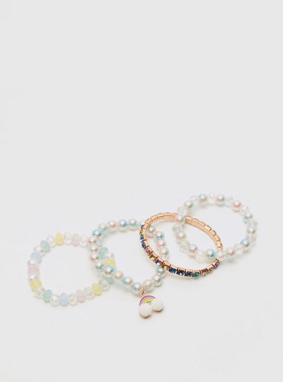 Set of 4 - Embellished Bracelet