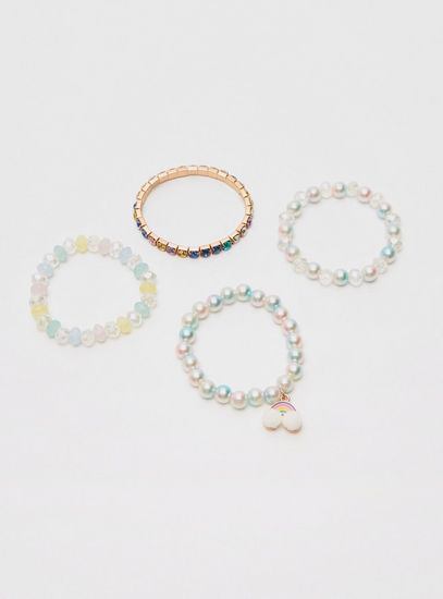 Set of 4 - Embellished Bracelet