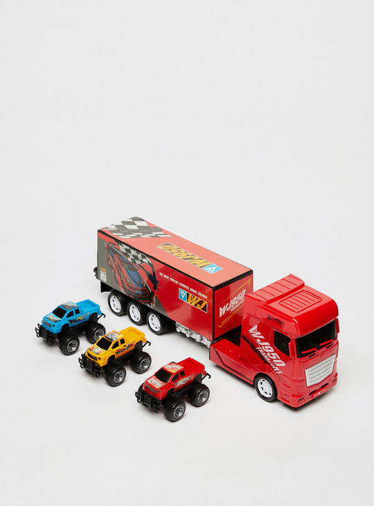 Inertia 4-Piece Toy Car and Truck Set