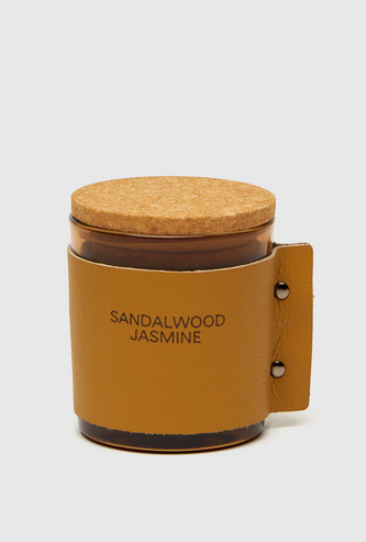 Sandalwood Jasmine Scented Jar Candle with Lid