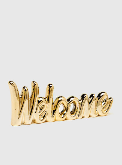 Welcome Word Decorative Object