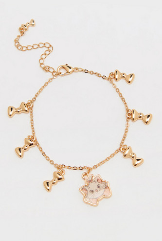 Marie Charm Accented Bracelet with Lobster Clasp Closure