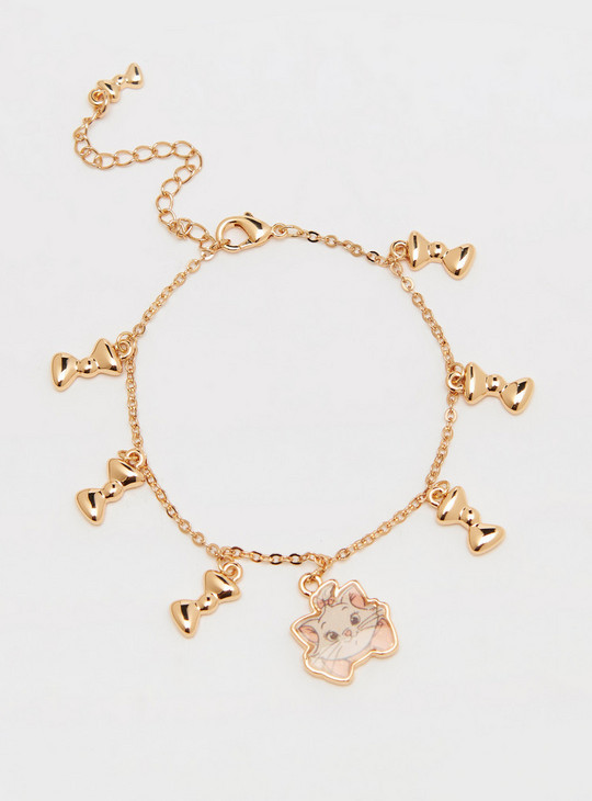 Marie Charm Accented Bracelet with Lobster Clasp Closure
