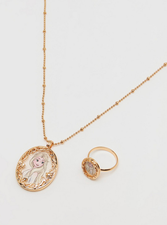 Princess Pendant Necklace and Ring Set