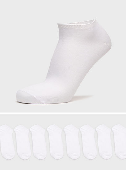 Set of 10 - Solid Ankle Length Socks