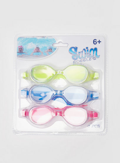 نظارات سباحة متنوعة - طقم 3 قطع-الاكسسوارات الأخرى-image-0