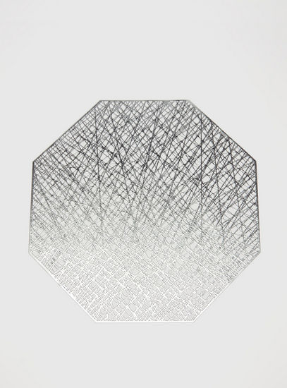 Metallic Glazed Hexagonal Placemat-Placemats-image-0