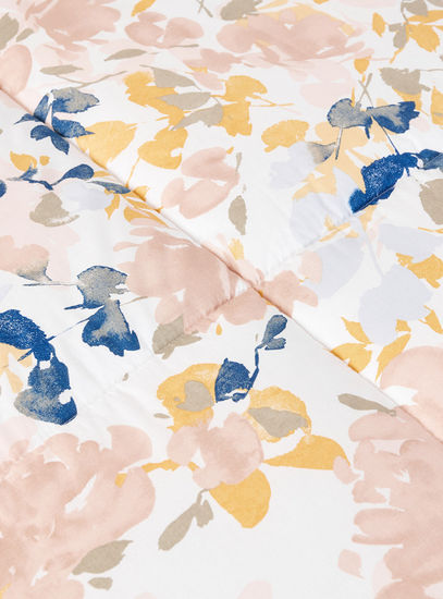 Floral Print 3-Piece Comforter Set - 220x230 cms