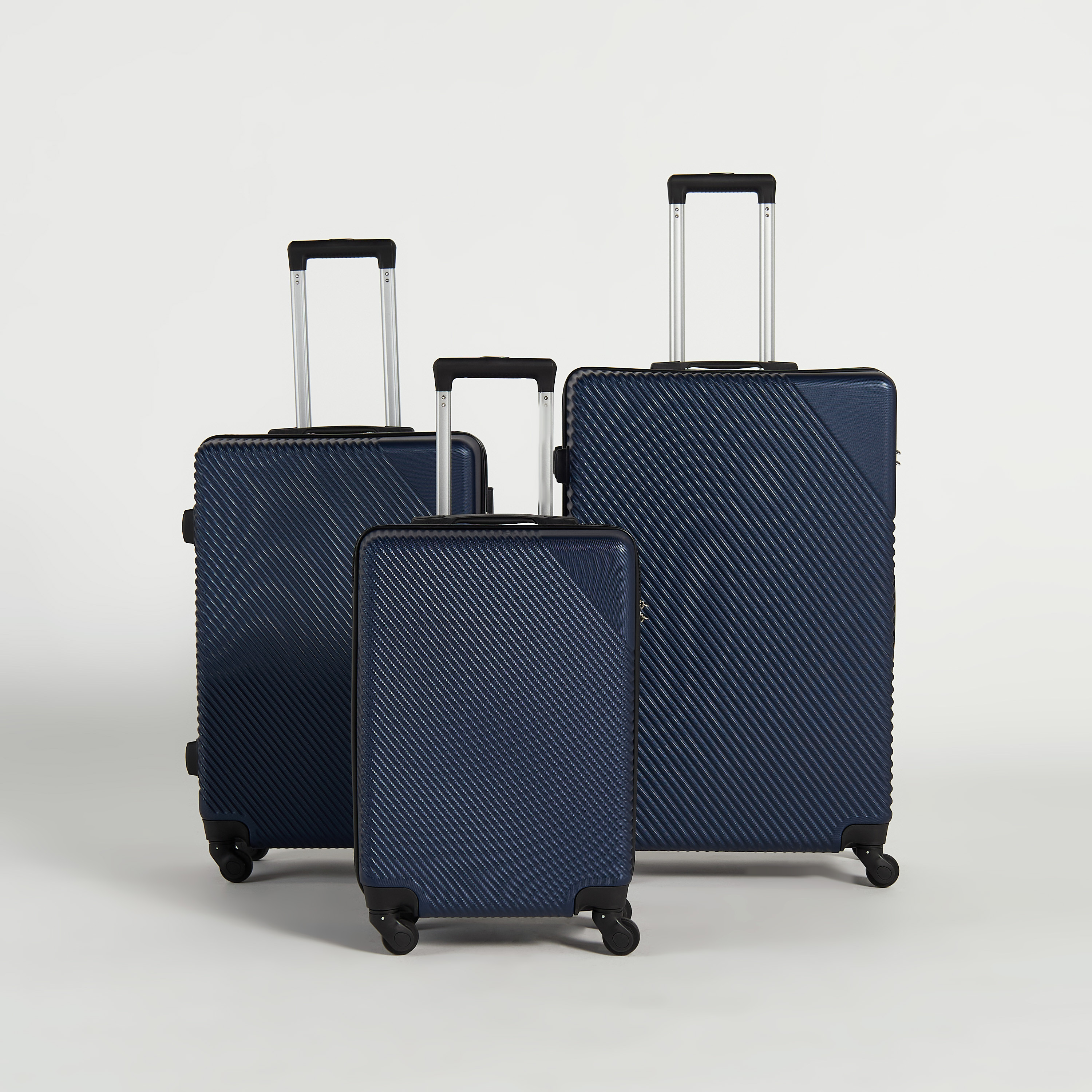 Shop Textured Hard Suitcase with 