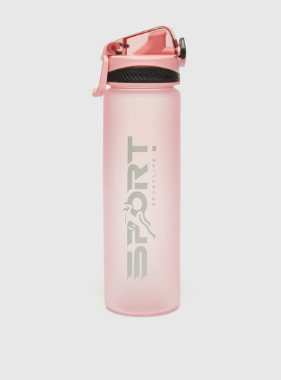 Printed Sports Water Bottle with Flip Cap and Handle - 750 ml
