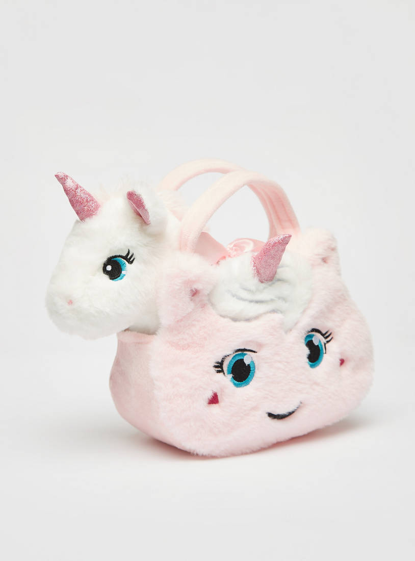 Unicorn Soft Toy in Caticorn Handbag-Infant Toys-image-0