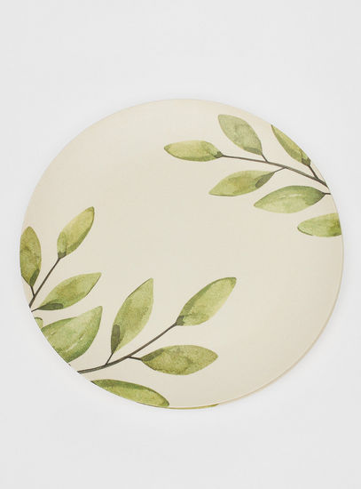 Set of 4 - Printed Round Plate