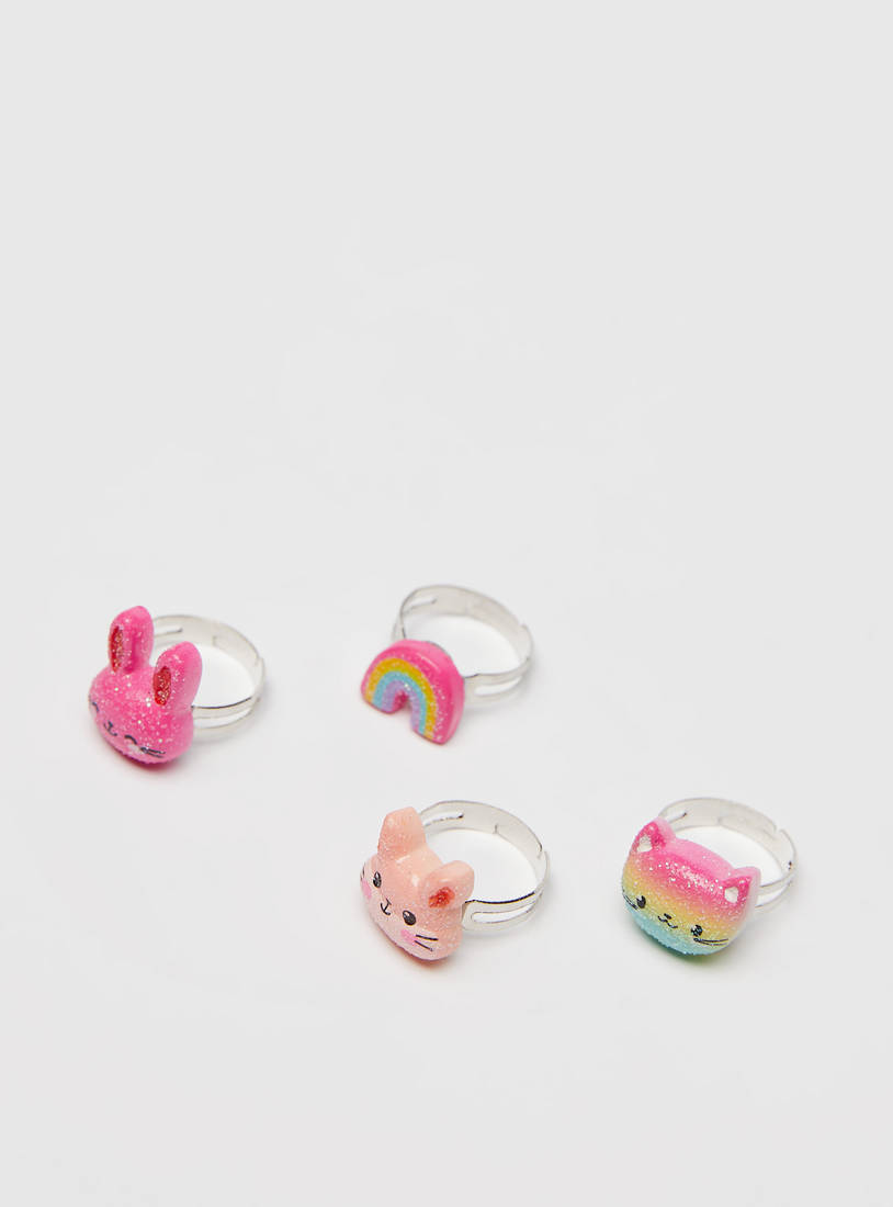 Set of 4 - Assorted Ring with Case-Rings-image-1