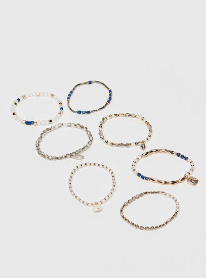Set of 7 - Beaded Bracelet