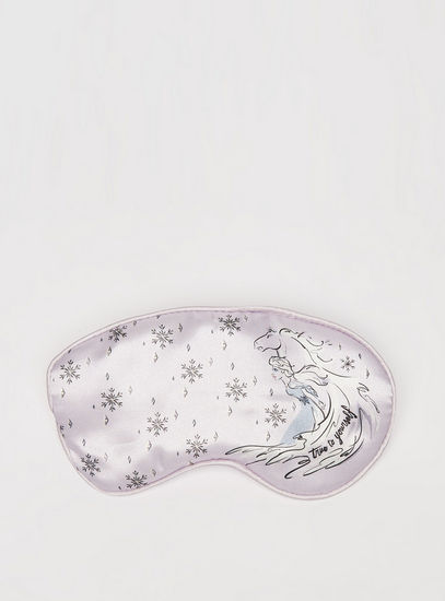 Elsa Print Eye Mask with Adjustable Strap-Travel Accessories-image-0