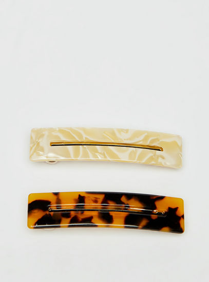 Set of 2 - Printed Barrette Clip-Others-image-0