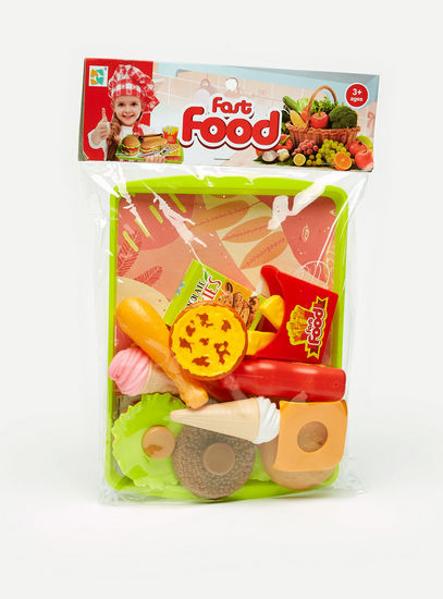 Assorted Toy Food Playset