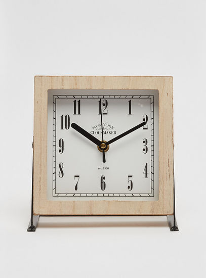 Square Table Clock - 15x15x4 cms