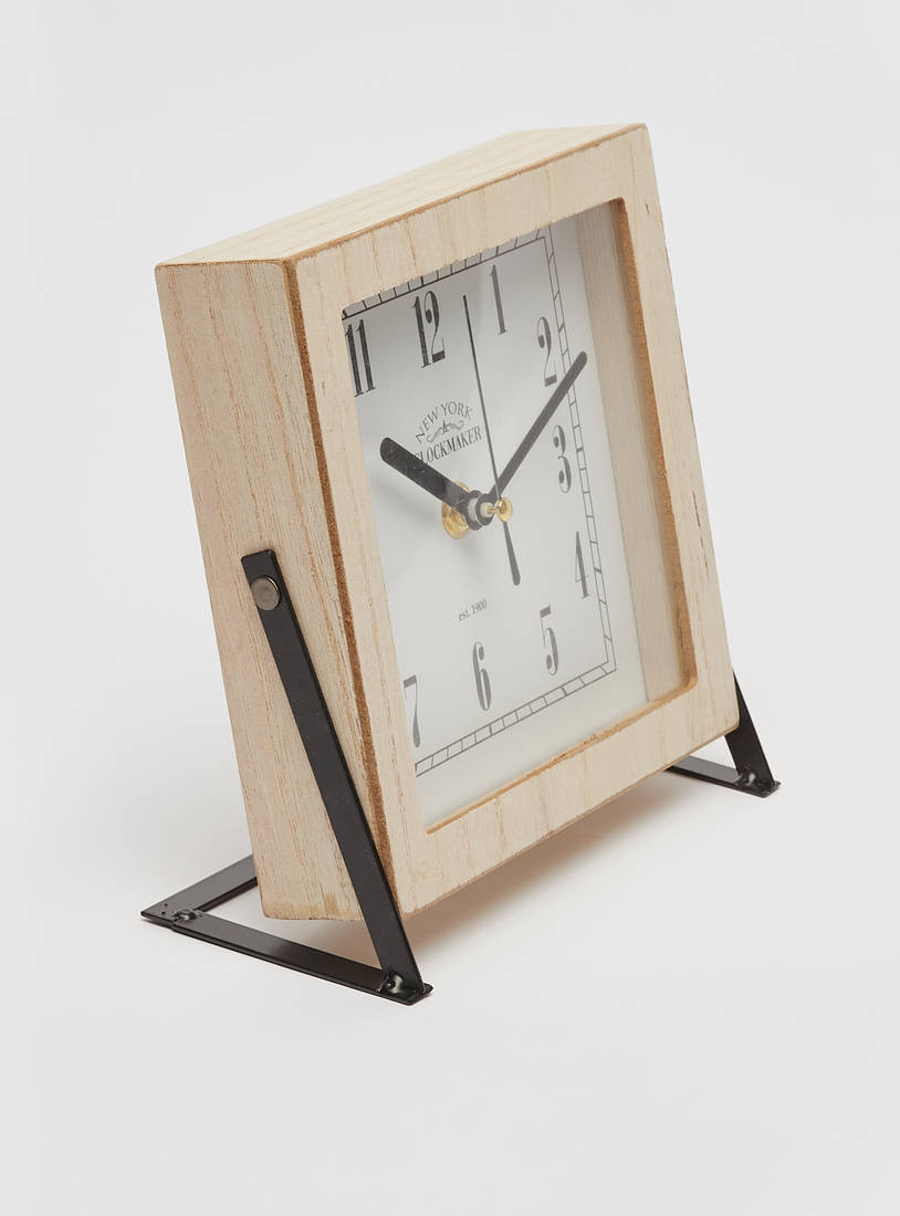 ساعة طاولة مربعة - 15x15x4 سم-الساعات-image-1