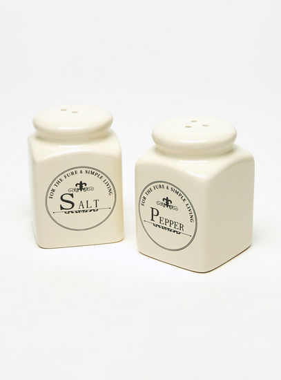 Printed Salt and Pepper Shaker Set