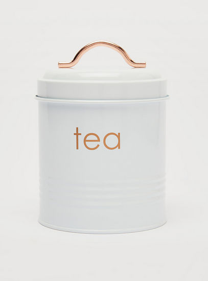 Tea Metal Canister with Lid