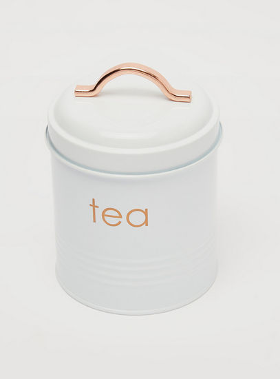 Tea Metal Canister with Lid