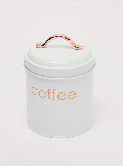 Coffee Metal Canister with Lid