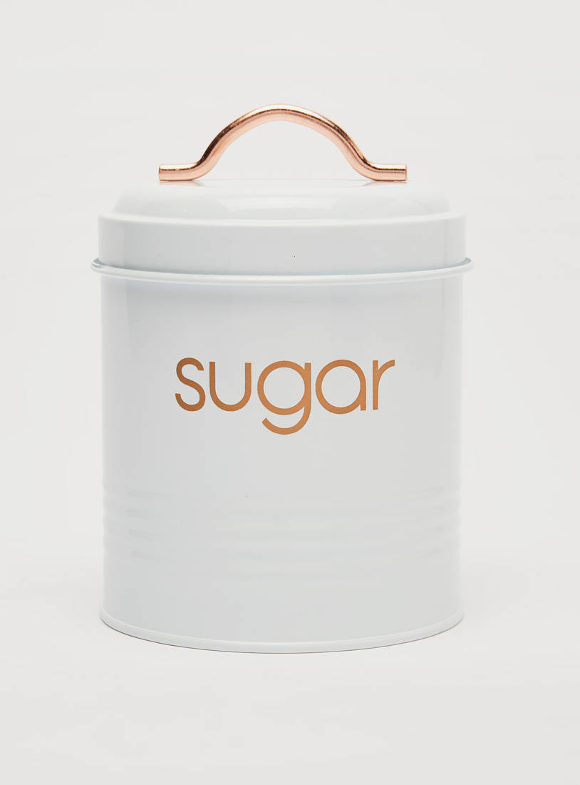 Sugar Metal Canister with Lid-Jars-image-0