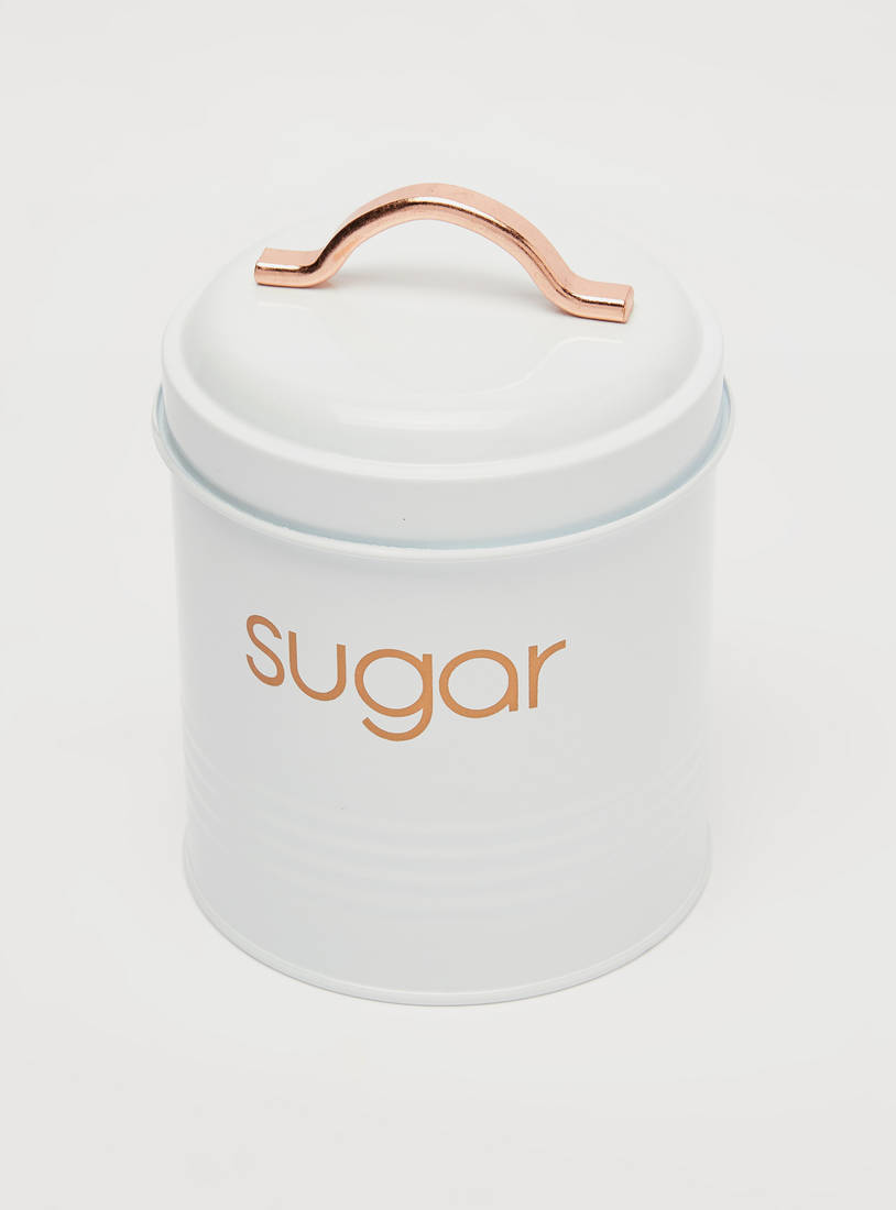Sugar Metal Canister with Lid-Jars-image-1