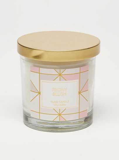 Peony Blush Jar Candle with Lid