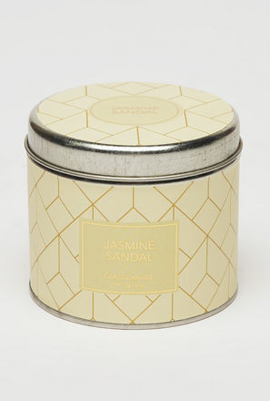 Jasmine Sandal Tin Candle with Lid - 142 gms
