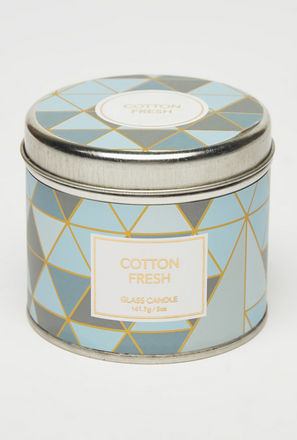 Cotton Fresh Tin Candle with Lid - 142 gms