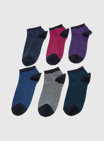 Set of 6 - Assorted Ankle Length Socks