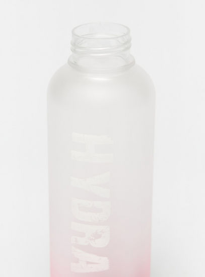 Printed Ombre Water Bottle with Lid and Wrist Loop-Water Bottles-image-1