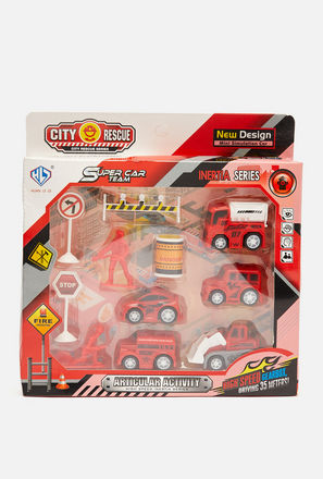 City Rescue High Speed Friction Car Playset