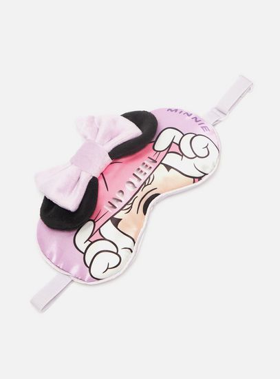 Minnie Mouse Print Eye Mask-Travel Accessories-image-0
