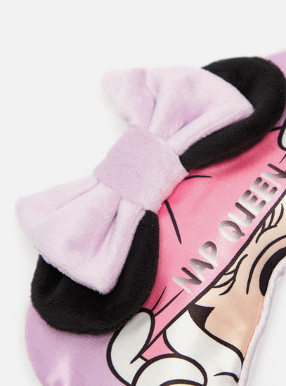 Minnie Mouse Print Eye Mask-Travel Accessories-image-1