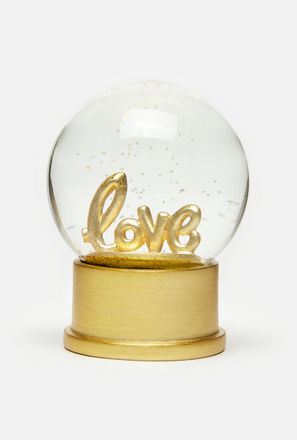 Love Decorative Water Globe - 9x11 cms
