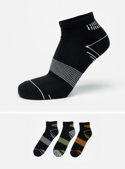 Set of 3 - Printed Crew Length Socks-Socks-image-0