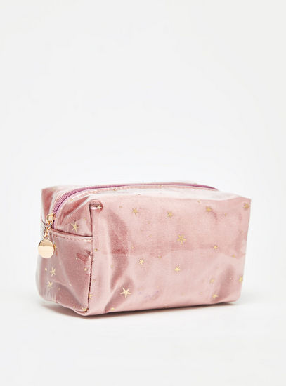 Embellished Pouch with Zip Closure-Pouches-image-1