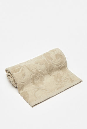 Floral Textured Hand Towel - 50x80 cms