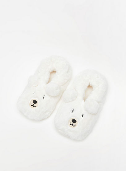 Embroidered Slip-On Foot Warmers