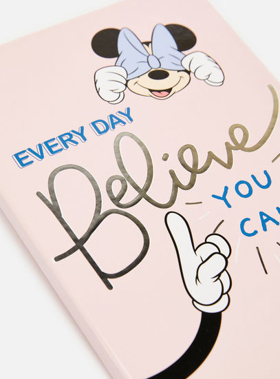 Minnie Mouse Print Ruled Notebook